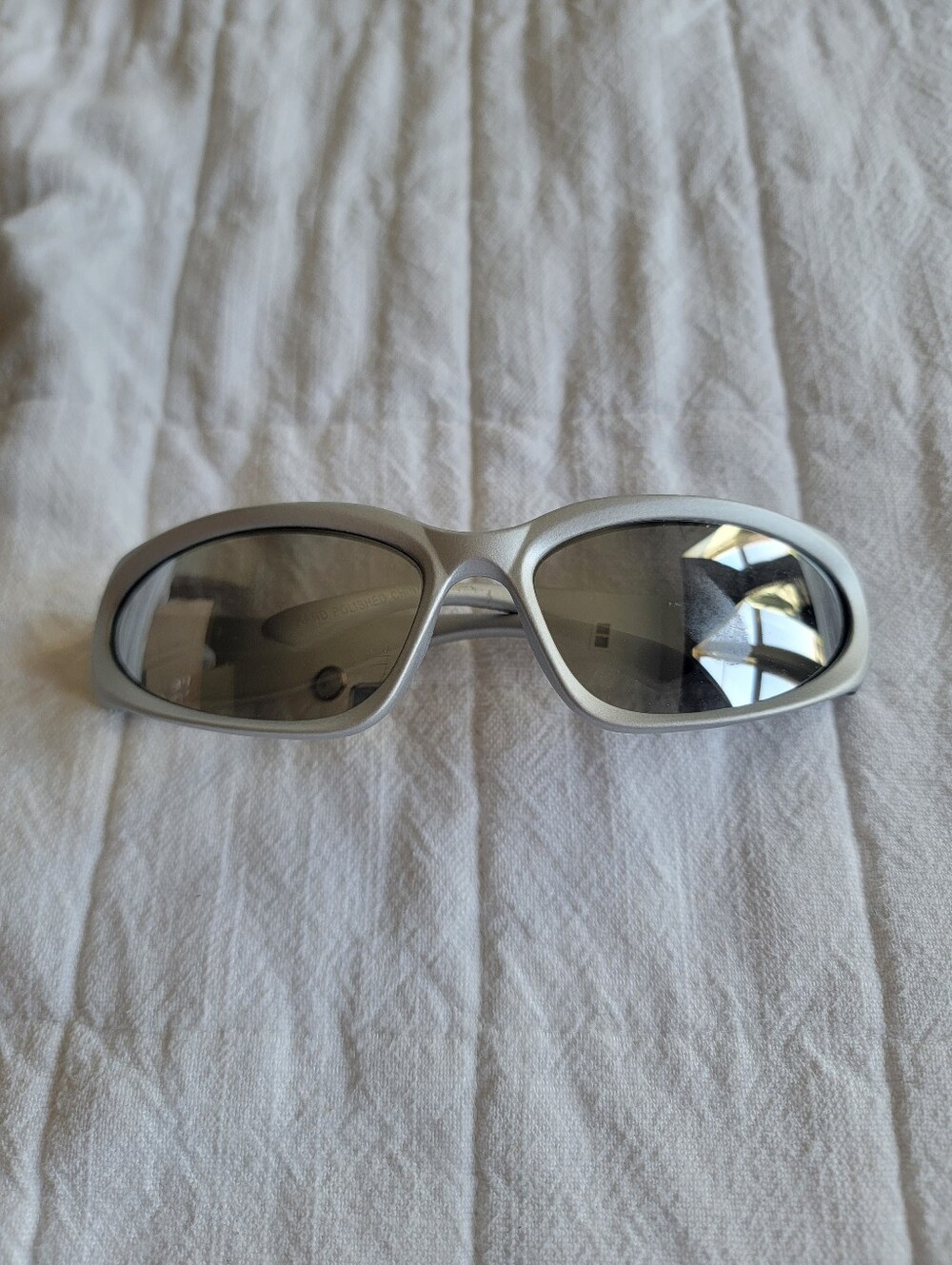 Y2K Style Silver Sunglasses Trendy Summer